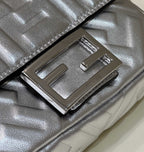 Fendi Baguette Bag 19cm Silver