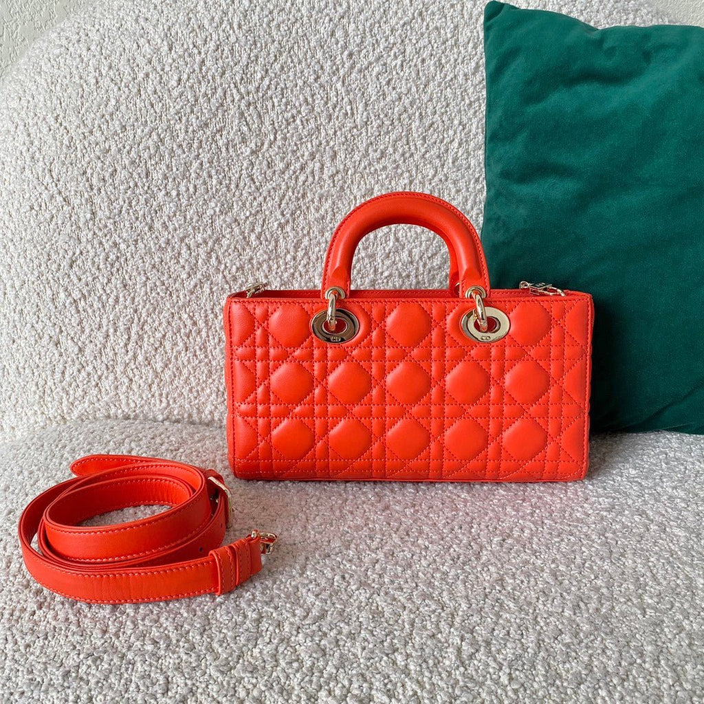Christian Dior Lady D-Joy Bag 26cm Red