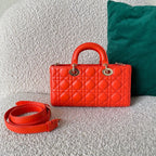 Christian Dior Lady D-Joy Bag 26cm Red