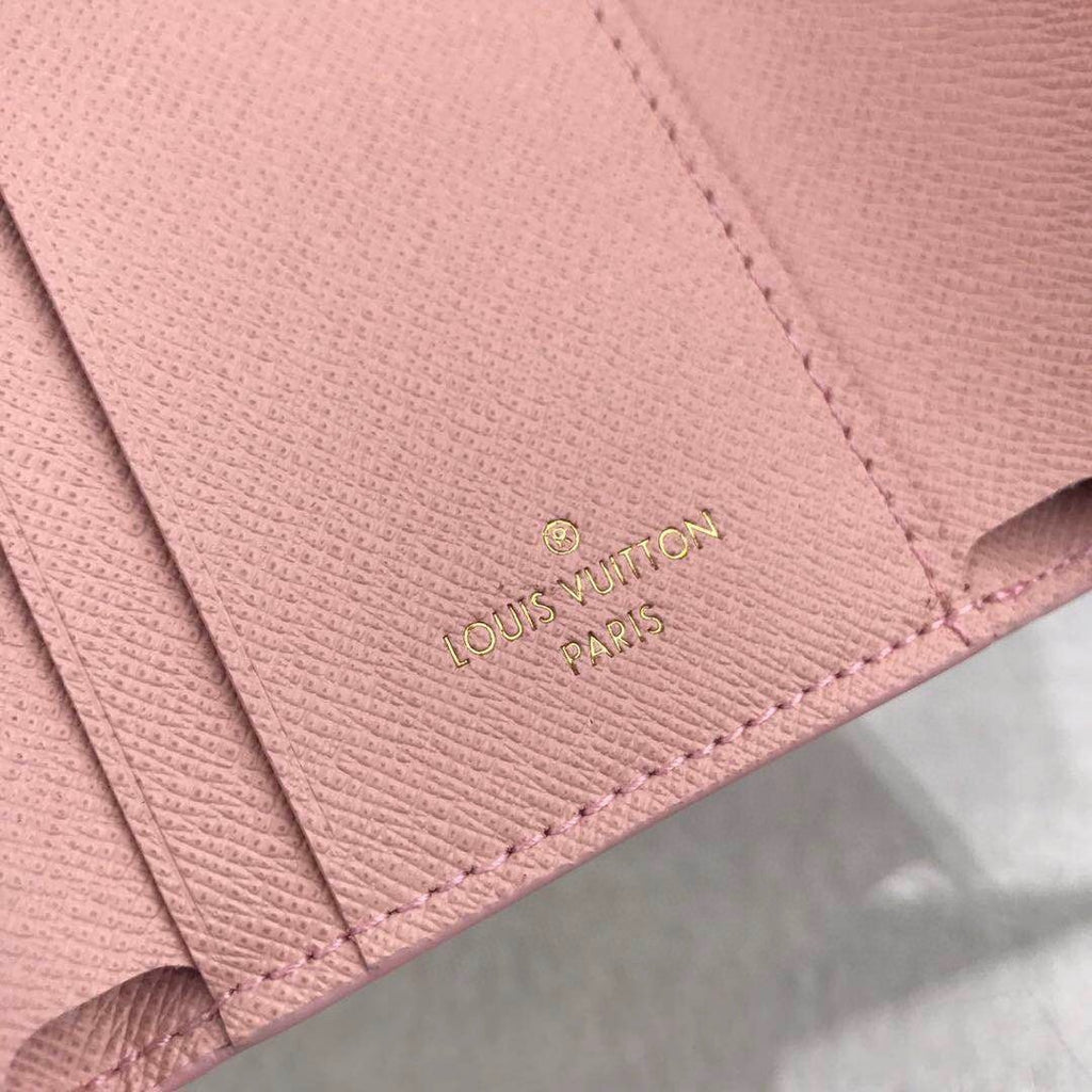 Louis Vuitton Damier Wallet 10cm Pink
