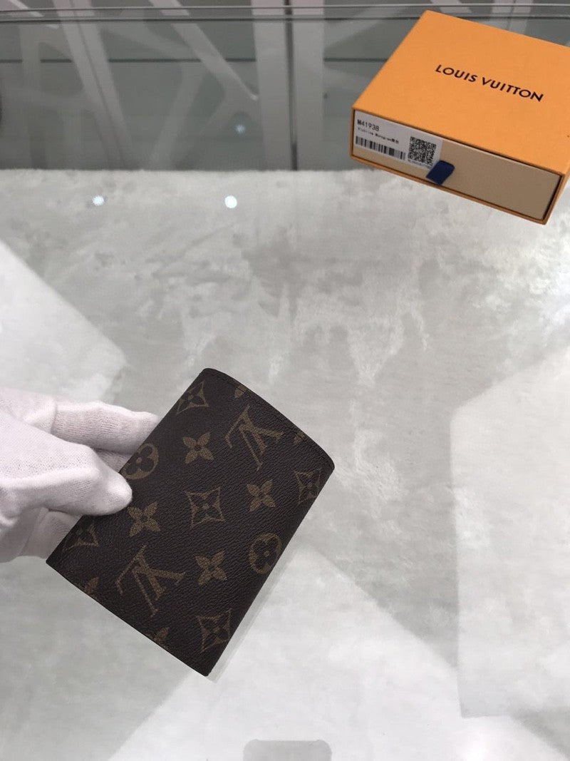 Louis Vuitton Monogram Wallet 12cm Brown