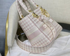 Christian Dior Medium Lady D-Lite Bag 24cm Black