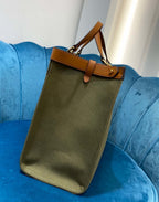 Fendi Logo Shopper Tote Bag Brown