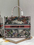 Christina Dior Book Tote Bag 41 cm Pink