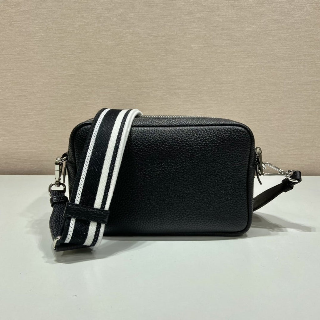 Prada Bag With Shoulder Strap Black For Women, Women’s Bags 8.6in/22cm