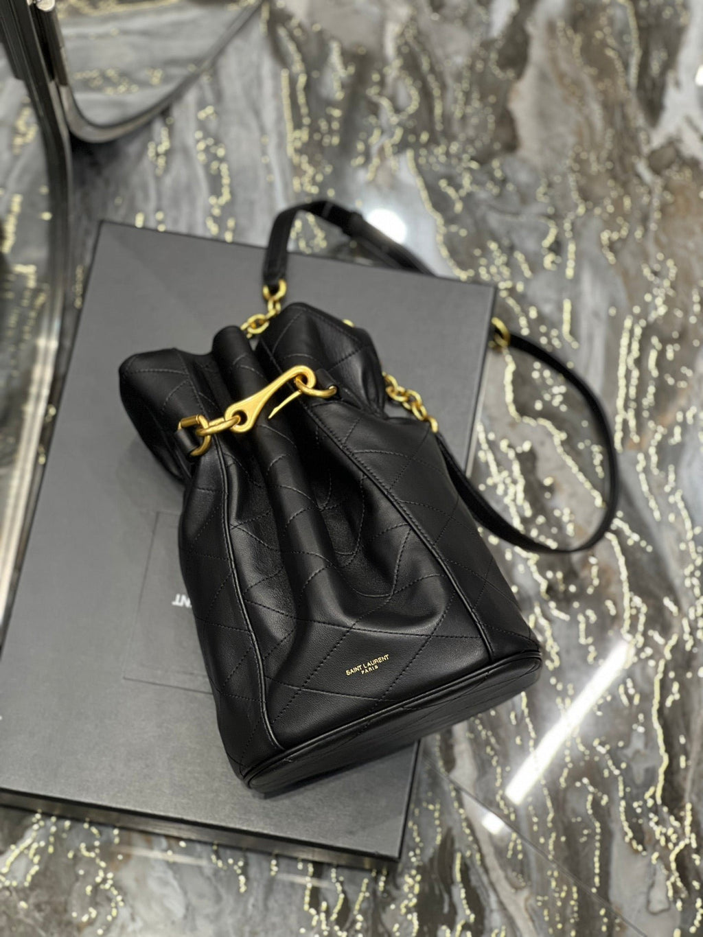 Saint Laurent Le Maillon Bucket Bag 27cm
