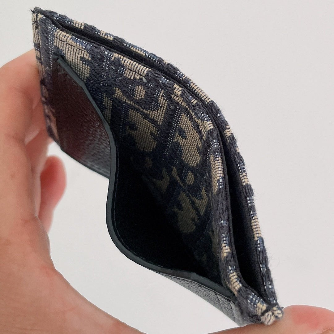 Christian Dior Multicolor Card Holder Oblique 13cm