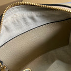 Gucci Ophidia Mini GG Bag Beige And Ebony GG Supreme Canvas, With Beige For Women 7in/17.5cm