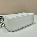 Prada Bag With Shoulder Strap White For Women, Women’s Bags 8.6in/22cm