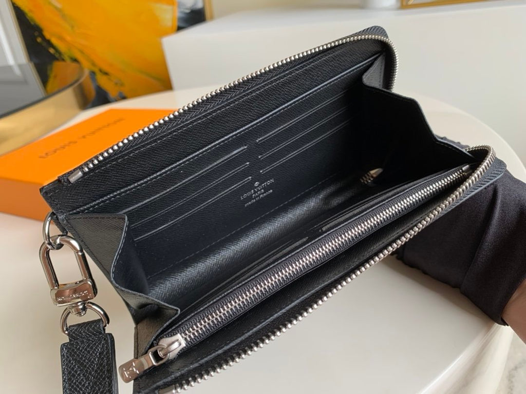 Louis Vuitton Monogram Wallet 19cm Black