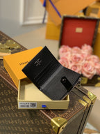 Louis Vuitton Damier Wallet 11cm Black
