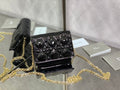 Christian Dior Shine Black Crossbody Bag 14cm
