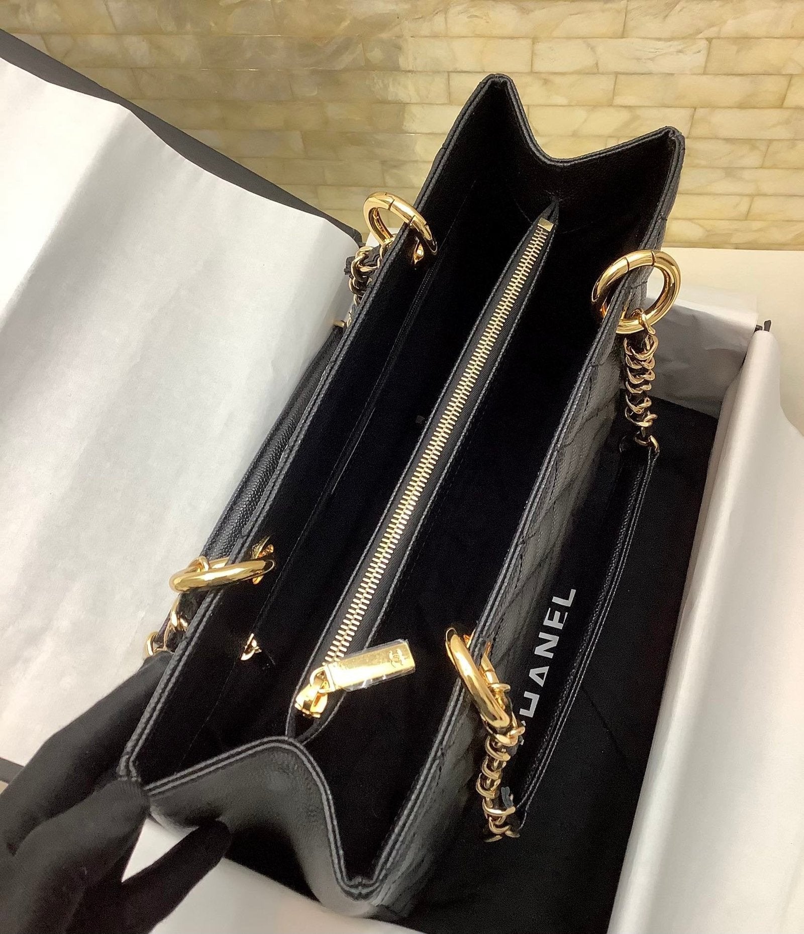 Chanel Co Co Leboy Black 18cm