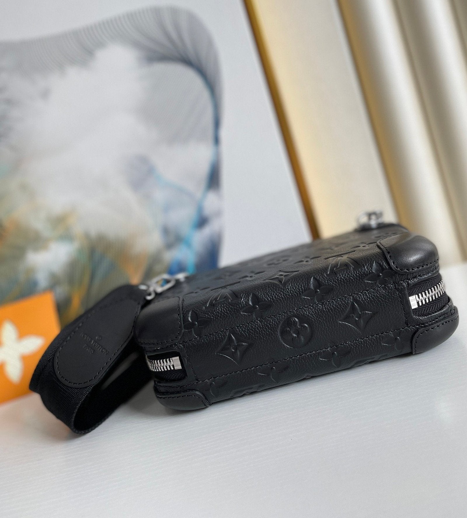 Louis Vuitton M45579 Horizon Clutch 21cm Full Black