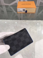 Louis Vuitton Damier Wallet 7cm Black