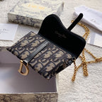 Christian Dior Crossbody Brown Bag 12cm