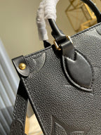 Louis Vuitton Handle Bag 25cm All Black