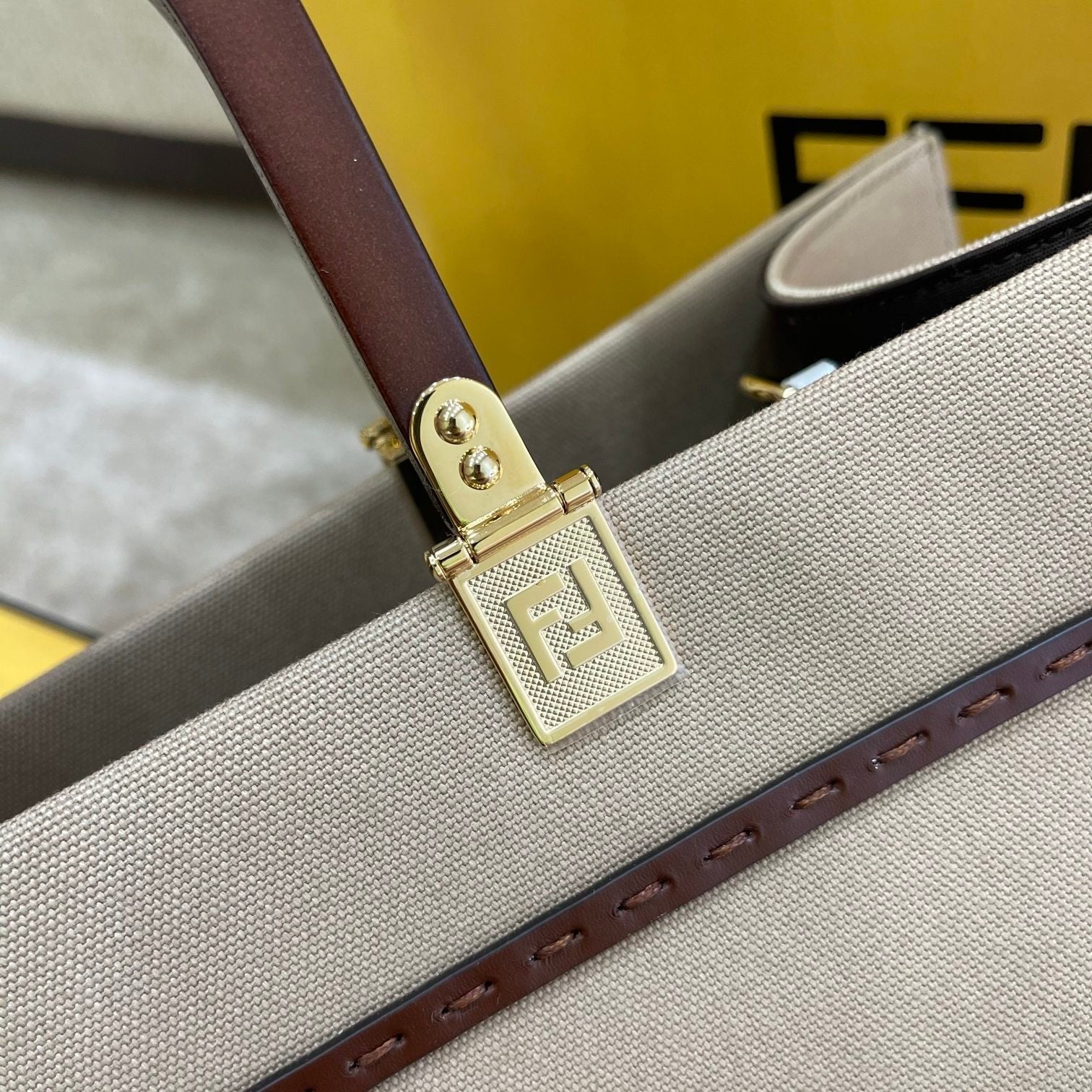 Fendi Tote Bag 35cm Grey