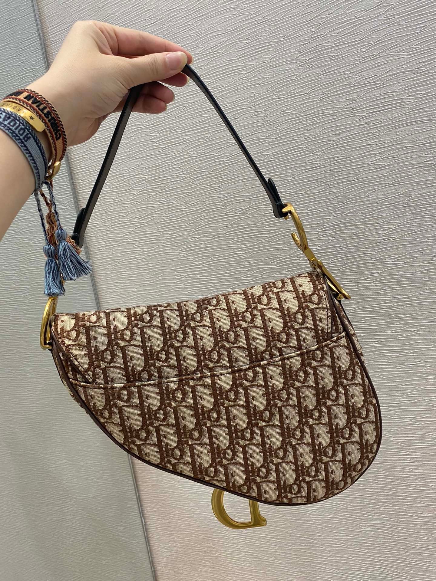 Christian Dior Brown Handle Bag 26cm