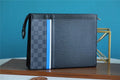 Louis Vuitton Pochette Voyage MM Epi Damier Graphite Canvas Black For Men, Men’s Travel Accessories 27cm LV M56827