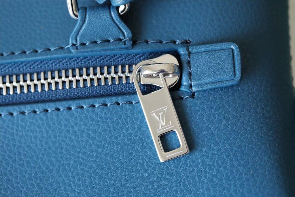 Louis Vuitton Pochette Ipad Blue Aerogram For Men, Men’s Wallet 30cm LV M81029