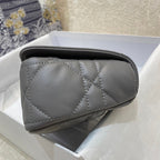 Christian Dior Mini Caro Bag 20cm Dark Grey