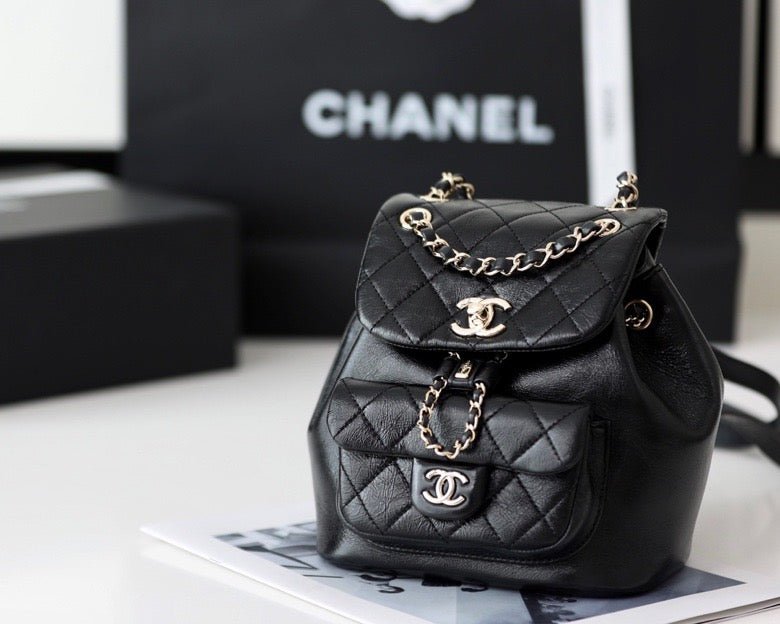 Chanel Backpack 18cm Black