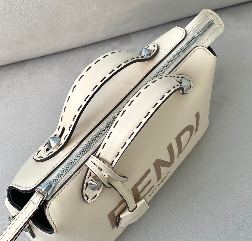Fendi Mini By The Way Handle Bag 20cm White