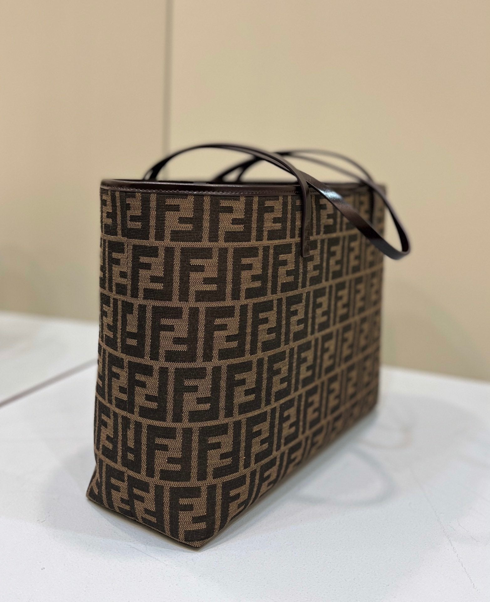 Fendi Tote Bag 48cm Brown