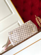 Louis Vuitton Beaubourg Woven Handle Tote Bag 32cm Damier Azur Canvas Spring/Summer Collection M40343