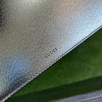 Gucci Dionysus Small Shoulder Bag Silver For Women, Women’s Bags 10in/26cm GG