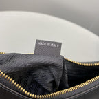 Prada System Nappa Patchwork Shoulder Bag Black For Women, Women’s Bags 9.4in/24cm
