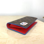 Louis Vuitton Damier Graphite Wallet 19cm Brown