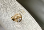 Hermes Lindy Mini White Togo Bag With Gold Hardware For Women, Women’s Handbags, Shoulder And Crossbody Bags 7.5in/19cm