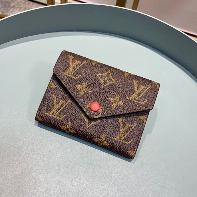 Louis Vuitton Damier Wallet 12cm Brown