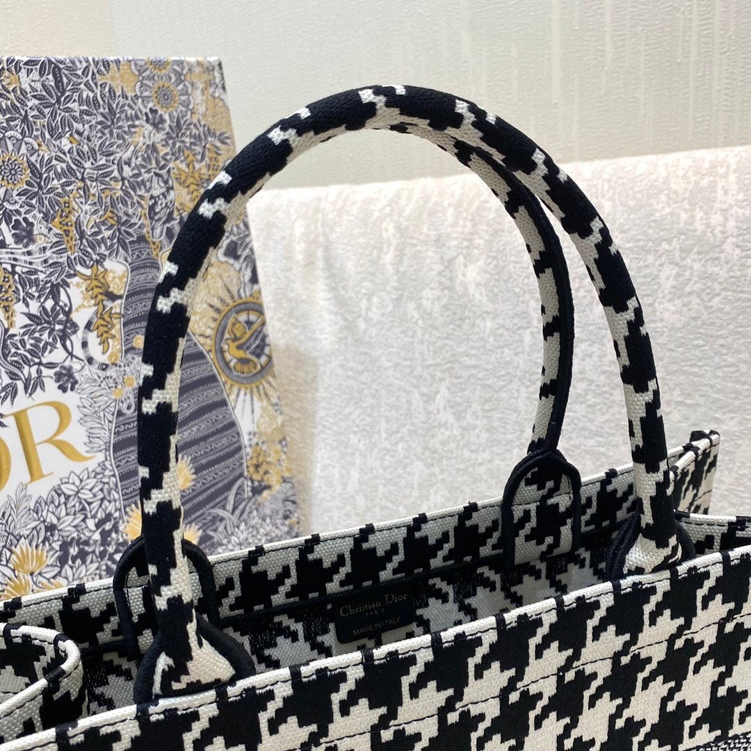 Christina Dior Medium Book Tote Bag 36cm Black