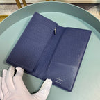Louis Vuitton Monogram Wallet 10cm Blue