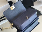 Chanel Medium Classic Flapbag 25cm Dark Blue