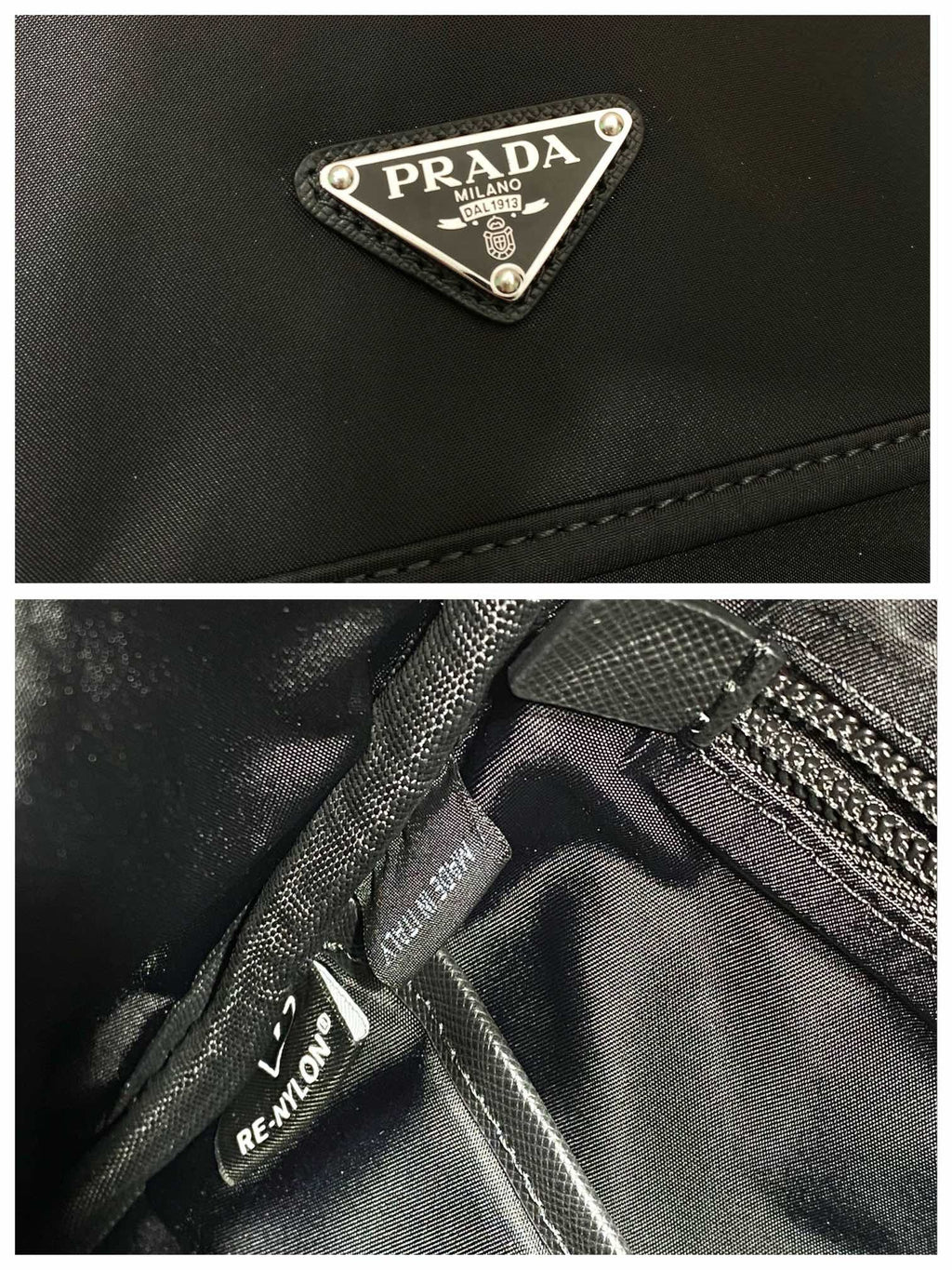 Prada x Adidas Re-Nylon And Saffiano Backpack Black For Women, Women’s Bags 17.7in/45cm – Vipfasbags
