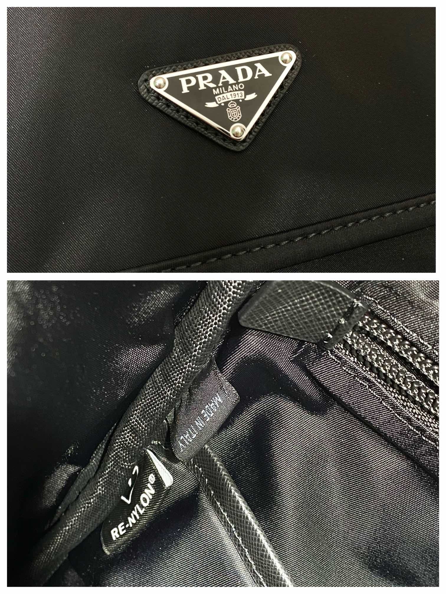 Prada x Adidas Re-Nylon And Saffiano Backpack Black For Women, Women’s Bags 17.7in/45cm – Vipfasbags