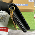 Gucci Blondie Shoulder Bag Black For Women, Women’s Bags 11in/28cm GG‎