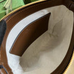 Gucci Supreme Messenger Bag Beige And Ebony GG Supreme Canvas For Women 9.3in/23.5cm