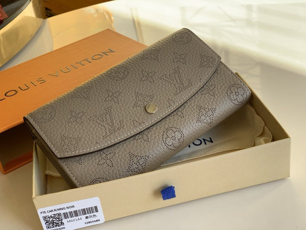 Louis Vuitton Monogram Empreinte Wallet 19cm Brown