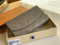 Louis Vuitton Monogram Empreinte Wallet 19cm Brown