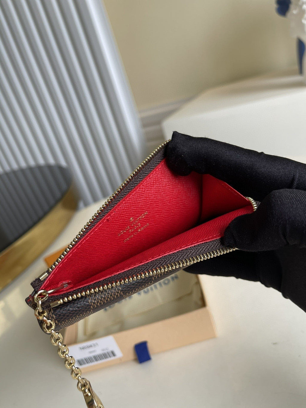 Louis Vuitton Monogram Empreinte Wallet 13cm Brown