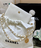 Chanel 22 Large Handbag 37cm White