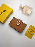 Fendi Card Holder 10cm Brown