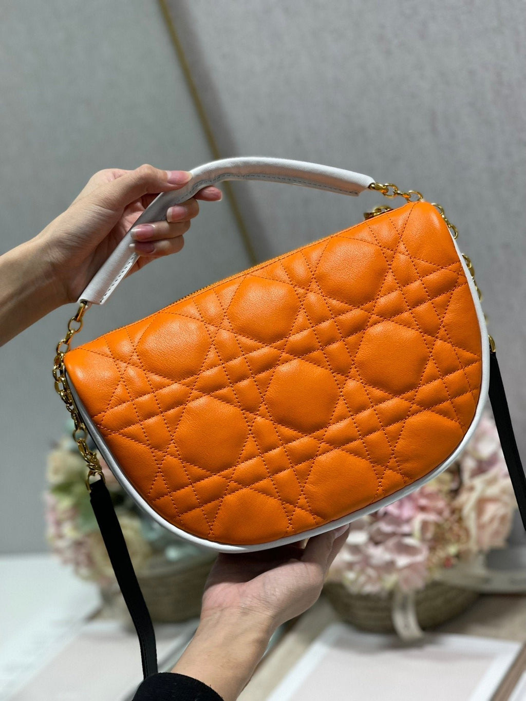 Christian Dior Small Vibe Hobo Bag 29cm Orange