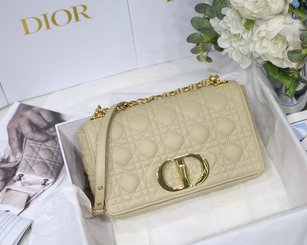Christian Dior Beige Caro Bag 26cm