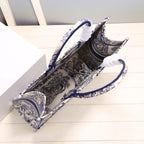 Christian Dior Blue Handle Bag 42cm